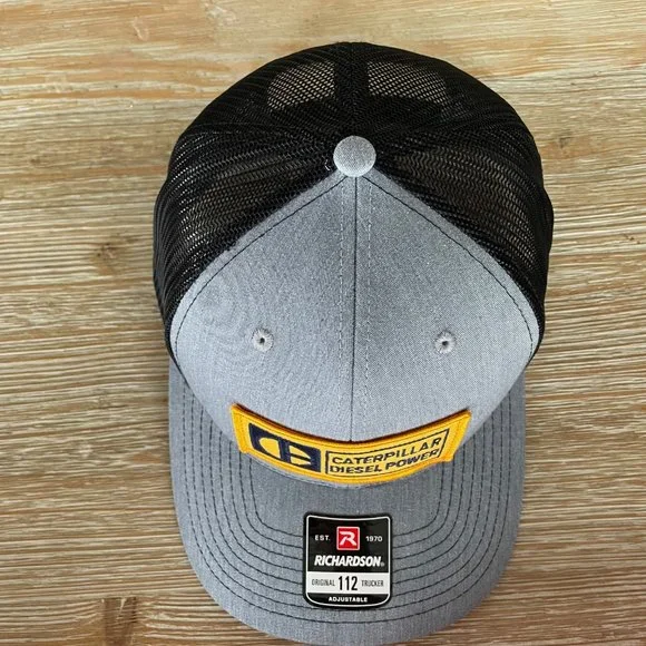Vintage Caterpillar CAT Diesel Power Block C Patch Hat - New Richardson 112 Cap - Picture 5 of 10